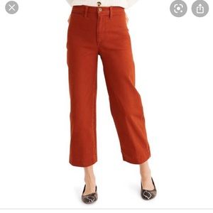 Madewell Slim Emmett Wide Leg Crop